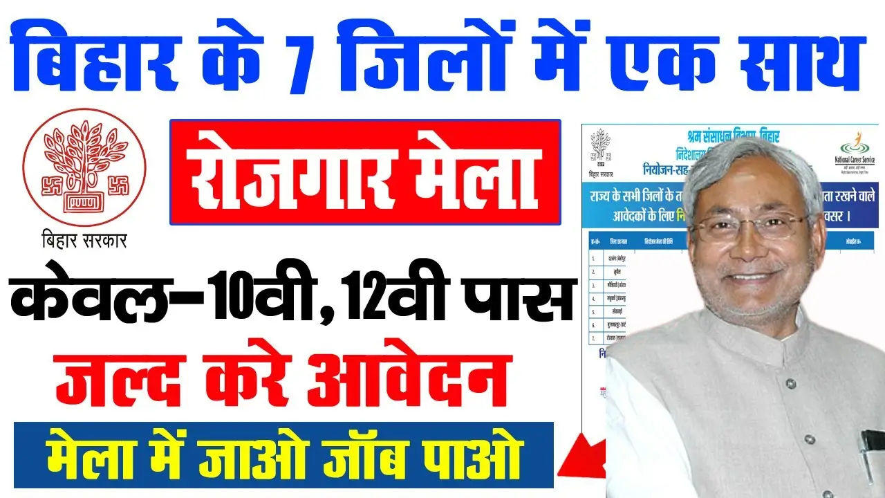 बिहार रोजगार मेला कैंप 2025: 8वीं-10वीं पास के लिए सुनहरा अवसर!