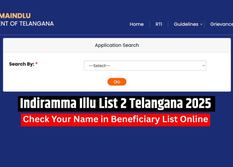 क्या आपका नाम Indiramma Illu List 2 Telangana 2025 में है? यहाँ जांचें!