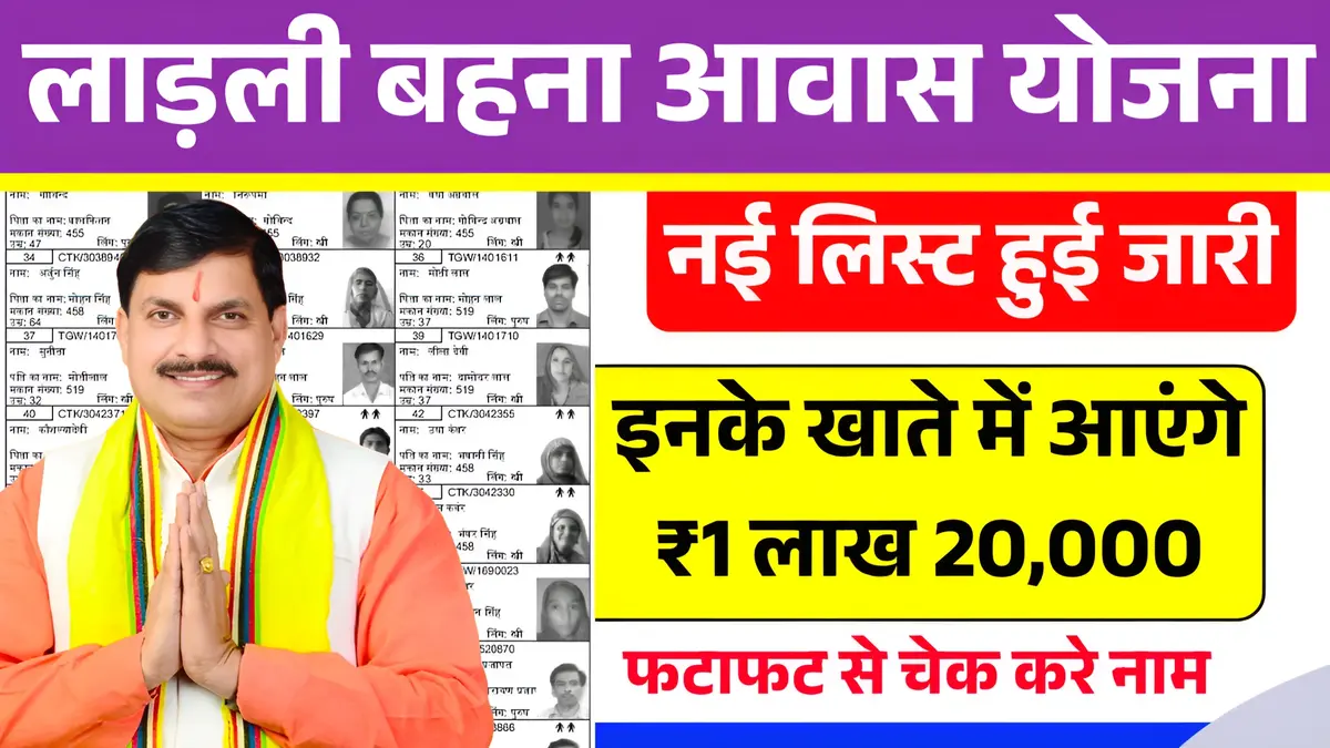 लाडली बहना आवास योजना: जानें लाभार्थी सूची और पात्रता की सभी जानकारी!
