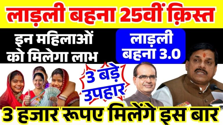 लाडली बहना योजना: जून 2025 में 25वीं किस्त, जानें सभी महत्वपूर्ण जानकारी!