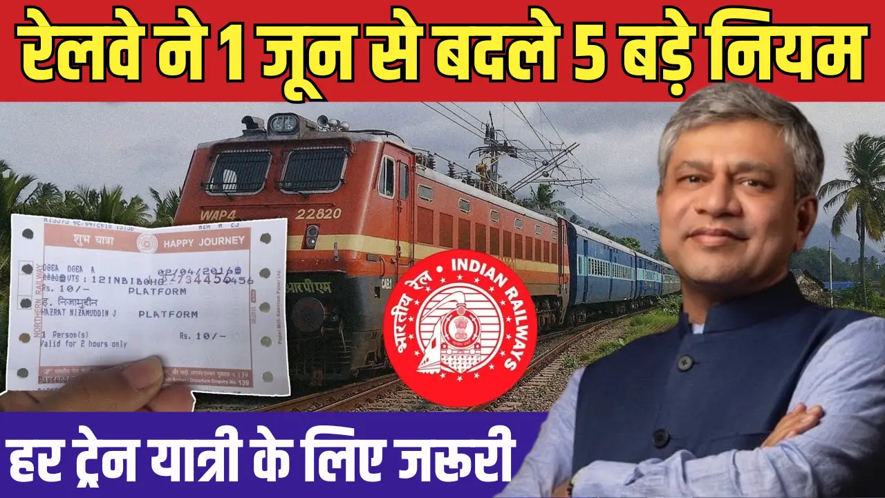 रेलवे के नए नियम 2025: जानें आपकी यात्रा पर क्या पड़ेगा असर!