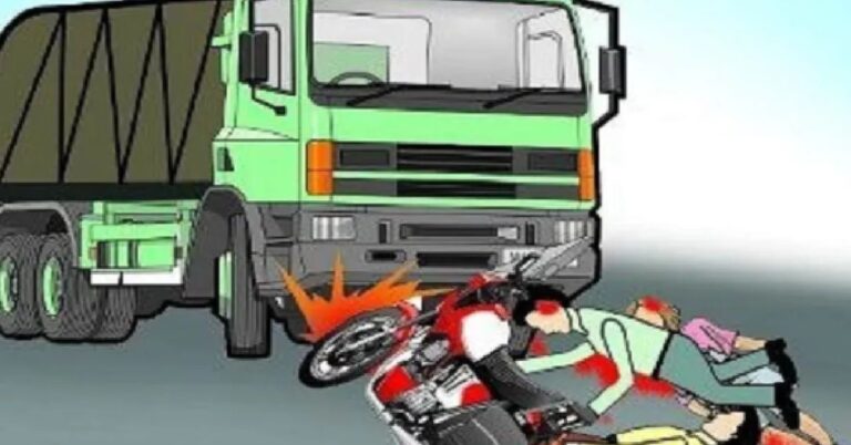 उज्जैन में तेज़ रफ्तार डंपर की चपेट में आने से biker की हुई मौत!